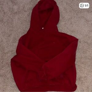 Oversized Red Hoodie - S/M - Excellent Condition